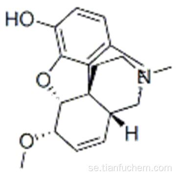 (5alfa, 6alfa) -7,8-didehydro-4,5-epoxi-6-metoxi-17-metylmorfinan-3-ol CAS 639-47-4